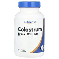 Nutricost, Colostrum, 500 mg, 120 Capsules