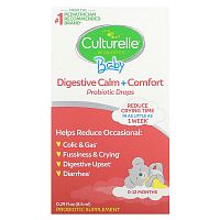 Culturelle, Baby, Digestive Calm + Comfort, Probiotic Drops, 0-12 Months, 0.29 fl oz (8.5 ml)