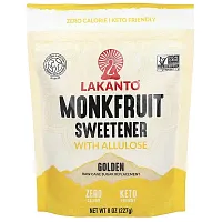 Lakanto, Monkfruit Sweetener with Allulose, Golden, 8 oz (227 g)