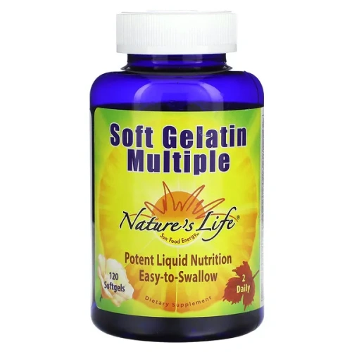 Nature&#x27;s Life, Soft Gelatin Multiple, 120 Softgels