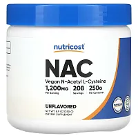 Nutricost, Vegan NAC, Unflavored, 8.9 oz (250 g)