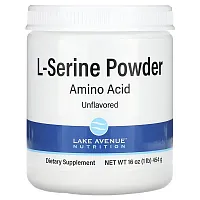 Lake Avenue Nutrition, L-Serine, Unflavored Powder, 1 lb (454 g)