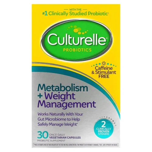 Culturelle, Probiotics, Metabolism + Weight Management, 30 Vegetarian Capsules