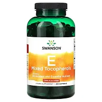 Swanson, Vitamin E Mixed Tocopherols, 1,000 IU, 250 Softgels