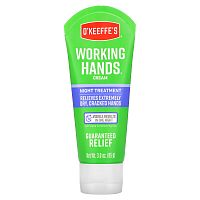 O'Keeffe's, Working Hands, Night Treatment, Hand Cream, 3.0 oz (85 g)