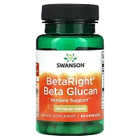 Swanson, BetaRight, Beta Glucan, 250 mg, 60 Capsules