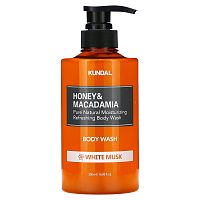 Kundal, Honey & Macadamia, Body Wash, White Musk, 16.90 fl oz (500 ml)