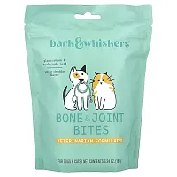 Dr. Mercola, Bark &amp; Whiskers™, Bone &amp; Joint Bites, For Dogs &amp; Cats, White Cheddar, 6.34 oz (180 g)