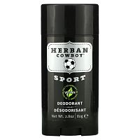 Herban Cowboy, Sport, дезодорант с максимальной защитой, 2,8 унции (80 г)