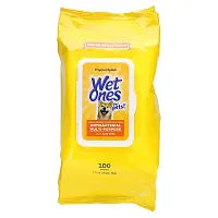 Wet Ones, For Pets!, Antibacterial Multi-Purpose Wipes, For Dogs, Tropical Splash, 100 Wipes