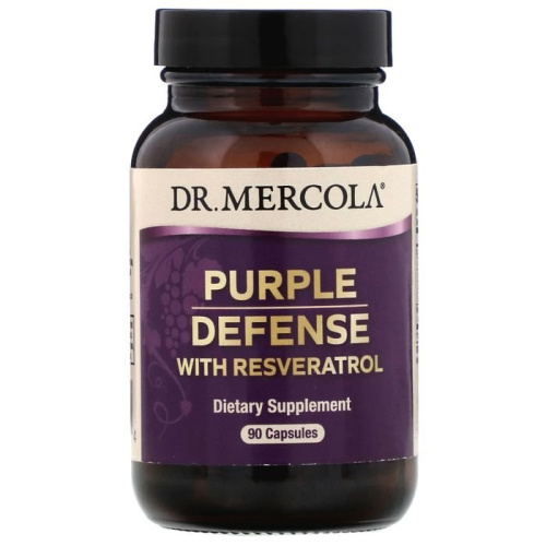 Dr. Mercola, Purple Defense с ресвератролом, 90 капсул