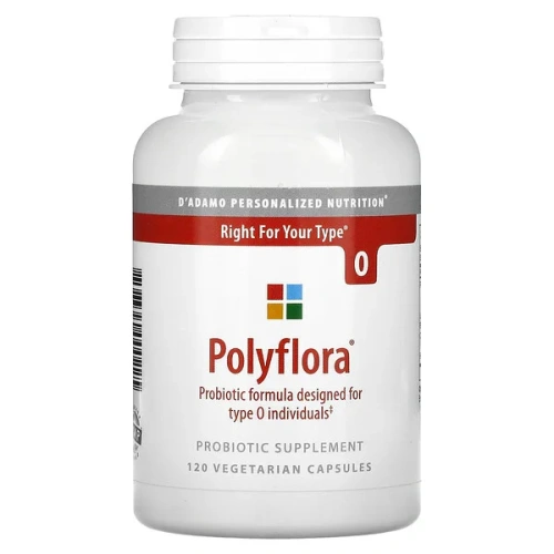 D&#x27;adamo, Polyflora, 120 Vegetarian Capsules