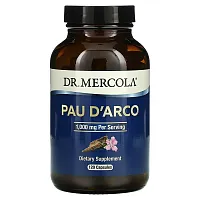 Dr. Mercola, Pau D&#x27;Arco, 1,000 mg, 120 Capsules (500 mg per Capsule)