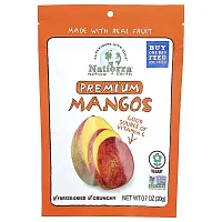 Natierra, Premium Freeze-Dried Mangos, 0.7 oz (20 g)