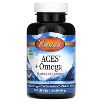 Carlson, ACES + Omega, 60 Softgels