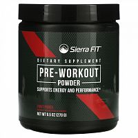 Sierra Fit, предтренировочная добавка в порошке, со вкусом фруктового пунша, 270 г (9,5 унции)