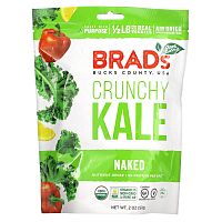 Brad's Plant Based, Хрустящая капуста, без добавок, 57 г (2 унции)