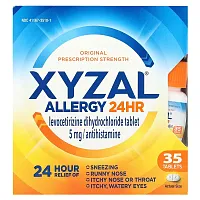 Xyzal, Allergy 24HR, 35 Tablets