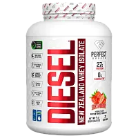 PERFECT Sports, Diesel, New Zealand Whey Isolate, Strawberry, 5 lb (2.27 kg)