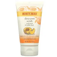 Burt's Bees, Скраб для глубоких пор с персиком и корой ивы, 113,3 г (4 унции)