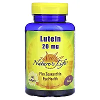 Nature&#x27;s Life, Lutein , 20 mg, 100 Softgels