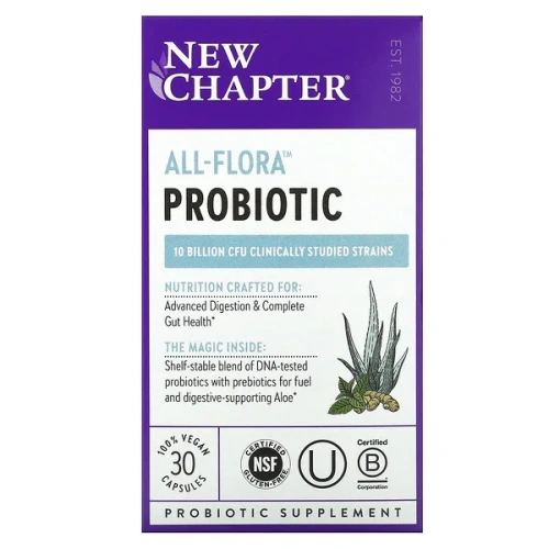 New Chapter, All-Flora Probiotic , 30 Vegan Capsules