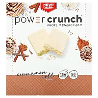 BNRG, Power Crunch Protein Energy Bar, Cinnamon Roll, 12 Bars, 1.4 oz (40 g) Each