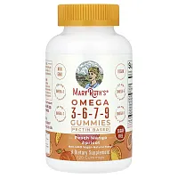 MaryRuth&#x27;s, Omega 3-6-7-9 Gummies, Peach Mango Apricot, 120 Gummies