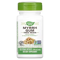 Nature&#x27;s Way, Myrrh Gum, Tree Resin, 1,100 mg, 100 Vegan Capsules (550 mg per Capsule)