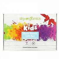 Sky Organics, Детские бомбочки для ванны с игрушками-сюрпризами, 6 шт.