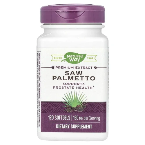 Nature&#x27;s Way, Saw Palmetto, 160 mg, 120 Softgels