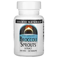 Source Naturals, Broccoli Sprouts Extract, 500 mg, 30 Tablets (250 mg per Tablet)