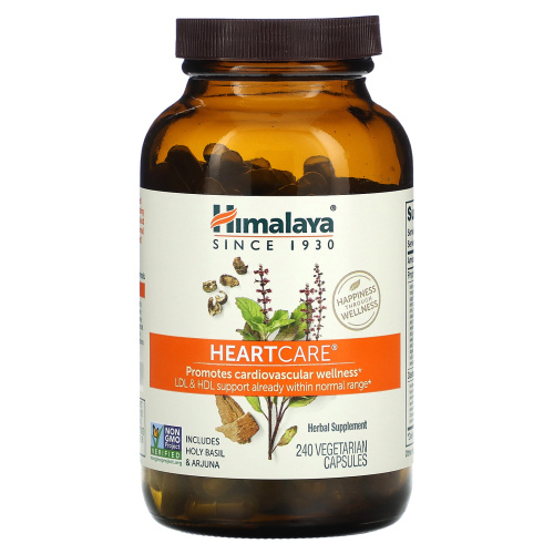 Himalaya, HeartCare, 240 вегетарианских капсул фото 3