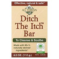 All Terrain, Ditch The Itch Bar Soap, 4 oz (112 g)