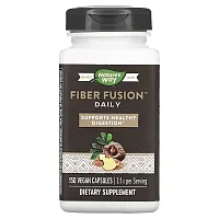 Nature&#x27;s Way, Fiber Fusion Daily, 3 g, 150 Vegan Capsules (.62 g per Capsule)