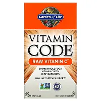 Garden of Life, Vitamin Code, RAW Vitamin C, 60 Vegan Capsules