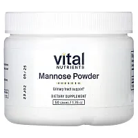 Vital Nutrients, Mannose Powder, 1.76 oz (50 g)