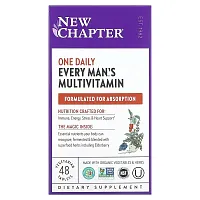 New Chapter, Every Man&#x27;s One Daily Multivitamin, 48 Vegetarian Tablets