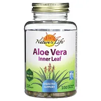 Nature&#x27;s Herbs, Aloe Vera, Inner Leaf, 100 Vegetarian Capsules