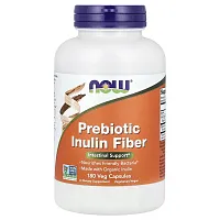 NOW Foods, Prebiotic Inulin Fiber, 180 Veg Capsules