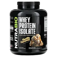 NutraBio, Whey Protein Isolate, Vanilla Caramel , 5 lb (2,268 g)