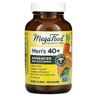 MegaFood, Men&#x27;s 40+, Advanced Multivitamin, 120 Tablets