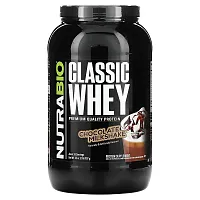 NutraBio, Classic Whey Protein, Chocolate Milkshake, 2 lb (907 g)