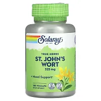 Solaray, True Herbs, St. John&#x27;s Wort, 325 mg, 180 VegCaps