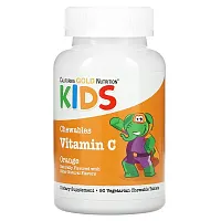 California Gold Nutrition, Chewable Vitamin C for Children, Orange, 90 Vegetarian Tablets