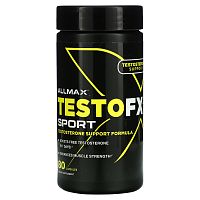 ALLMAX, TestoFX Sport, формула для поддержки тестостерона, 80 капсул