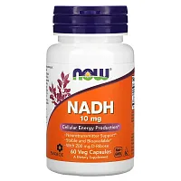 NOW Foods, NADH, 10 mg, 60 Veg Capsules