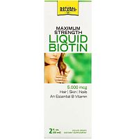 Natural Balance, Liquid Biotin, незаменимая поддержка для сияния кожи, 60 мл (2 жидк. Унции)