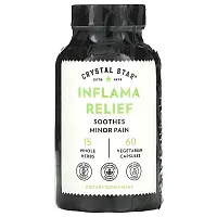 Crystal Star, Inflama Relief, 60 Vegetarian Capsules