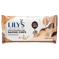 Lily&#x27;s Sweets, Baking Chips, White Chocolate Style, 9 oz (255 g)